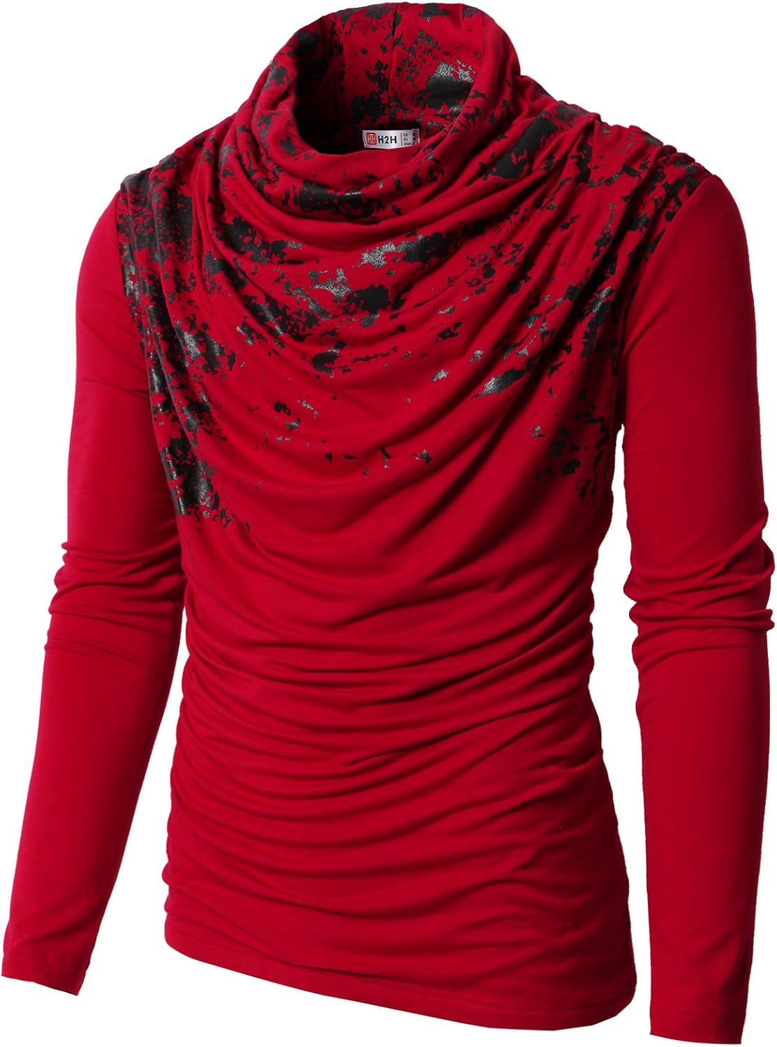 H2H Mens Casual Slim Fit Pullover Knitted Turtleneck Sweaters Long Sleeve Thermal