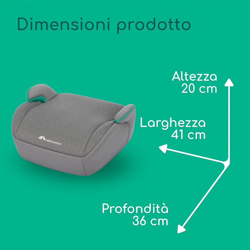 Manga i-Safe Alzatina, 128–150 cm, Tinted Grey