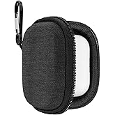 Geekria Shield Earbuds Case Compatible with Soundcore by Anker P40i P30i C30i Liberty 4 True Wireless Earbuds, Replacement Protective Hard Shell Travel Carrying Bag (Dark Grey)