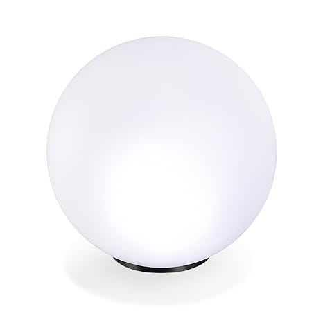 Solar Leuchtkugel 50cm 7 Lichtfarben Dauerlicht oder Wechsellicht 8 Std. Leuchtdauer Solarleuchte esotec 102612