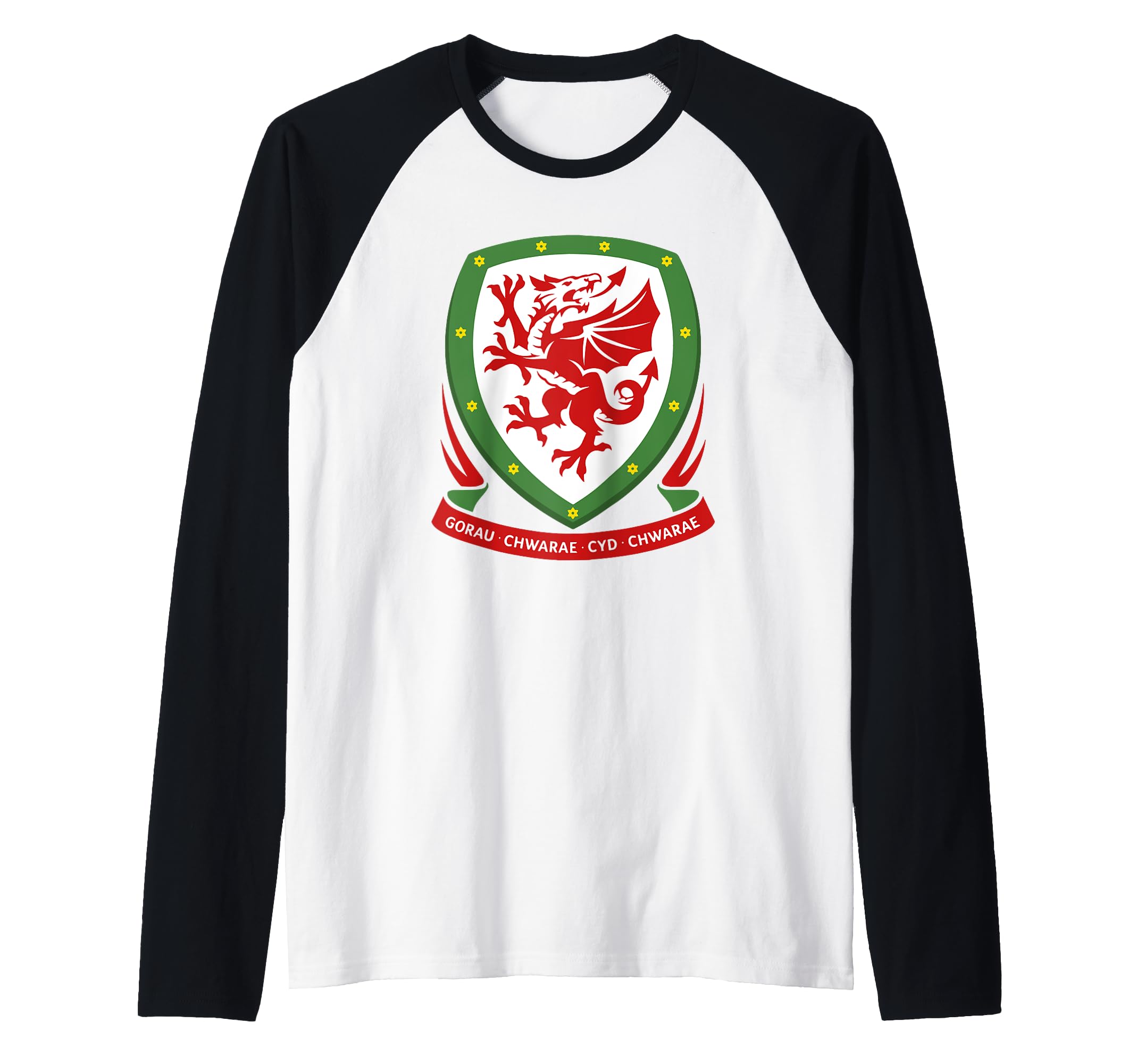 Wales National Football Raglan Baseball Tee