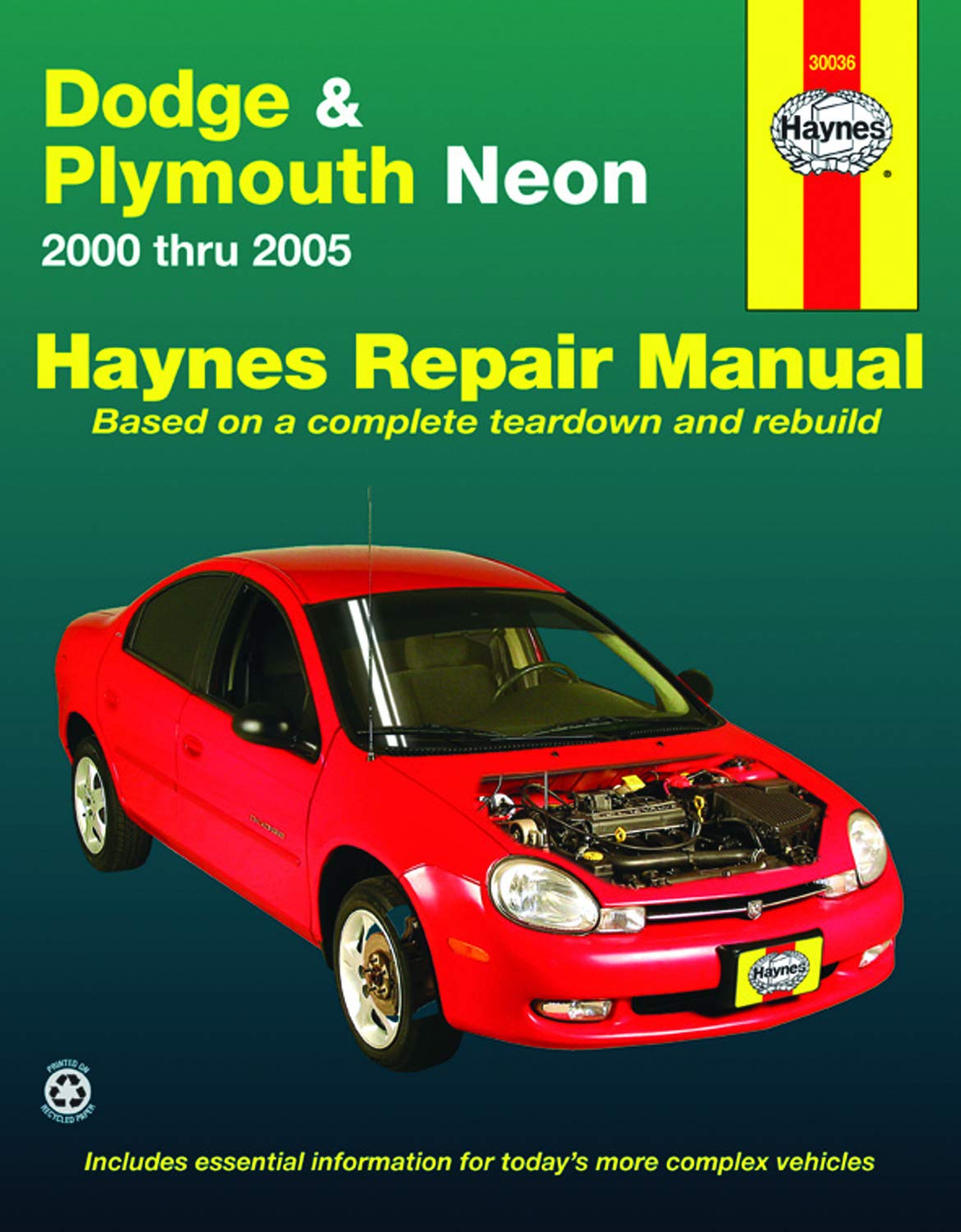 Dodge Plymouth Neon 00 05 Haynes Repair Manual Does Not Include Information Specific To Srt 4 Models Includes Thorough Vehicle Coverage Apart From The Specific Exclusion Noted Larry Warren John H Haynes 9781563925962