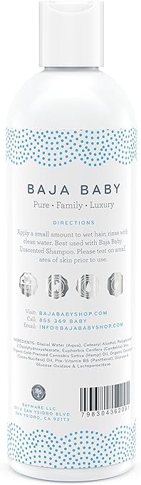 baja baby unscented shampoo & wash