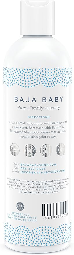 baja baby unscented shampoo & wash