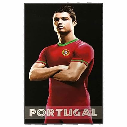 Cristiano Ronaldo Grande Serviette De Plage Portugal 180 X
