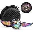 Fidget Hand Spinner for Kids Adults, Sensory Magic Orb Toy for Fans of The Magical World, Finger Easter Gifts for Stress Relief Anti Anxiety (Rainbow)