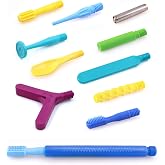 ARK Z-Vibe Sensory Integration Kit, Vibrating Oral Motor Therapy Tools | Vibrating Oral Motor Therapy Tools, For Speech, Feeding, Oral Motor Therapy, and/or Sensory Integration, Medical-Grade