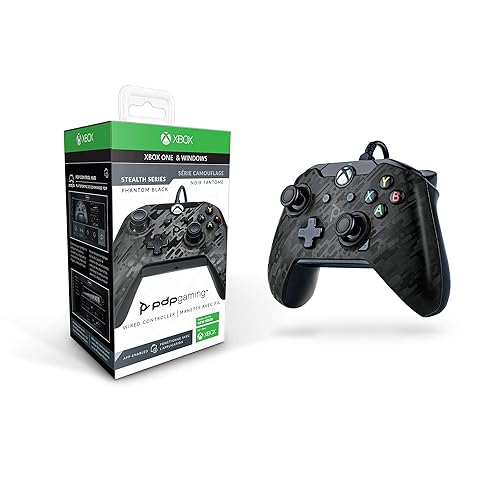 PDP Gaming Wired Controller: Phantom Black Xbox One in Oman
