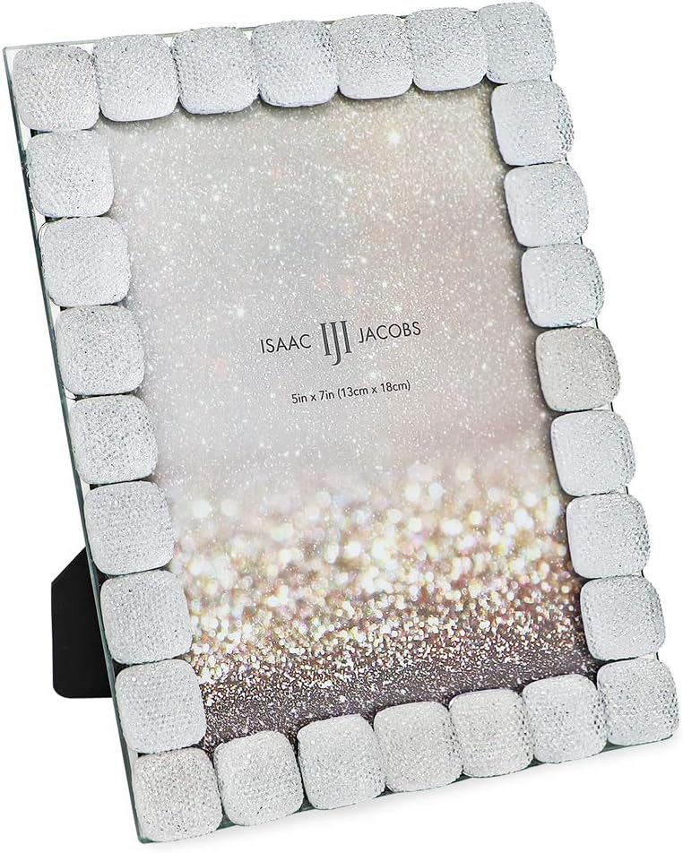 Download Amazon Com Isaac Jacobs Glittered Decorative Jewel Picture Frame Photo Display Home Decor 5x7 PSD Mockup Templates
