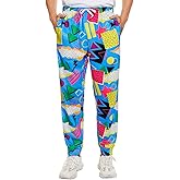 80s 90s Men's Sweatpants Retro Costumes Hip Hop Track Pants Vintage Jogger Workout Pants Sports Outfits for Men & Women