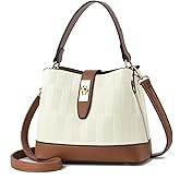 CORIOS PU Leather Shoulder Bag for Women Elegant Handbag Ladies Crossbody Bag Retro Messenger Bag Waterproof Top-handle Bag