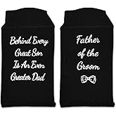 Zmart Wedding Gifts for Men - Father of the Groom Gifts, Groom Socks from Bride