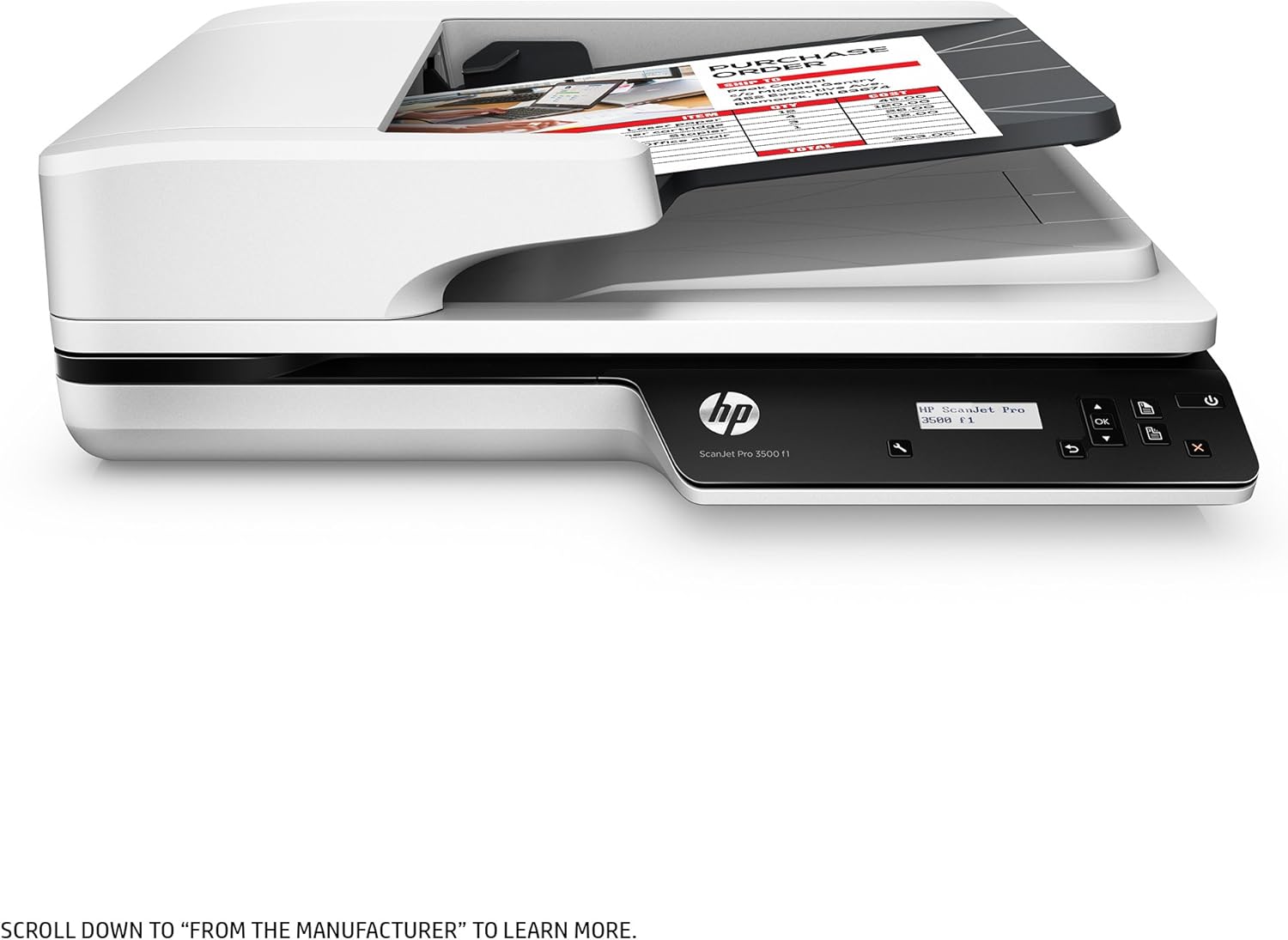 HP ScanJet Pro 3500 f1 Flatbed OCR Scanner: Electronics