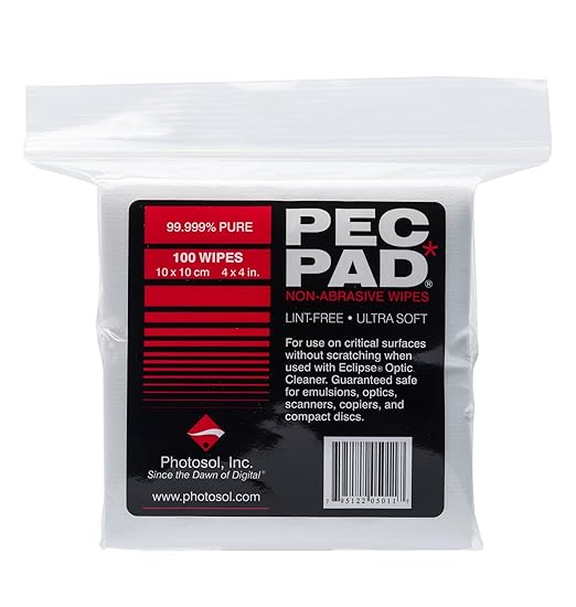 PECPAD Lint Free Wipes 4"x4" 100per/Pkg Amazon.ca Camera & Photo