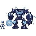PJ Masks Robo-Catboy Preschool Toy with Lights and Sounds for Kids Ages 3 and Up, Catboy Robot Suit with Action Figure