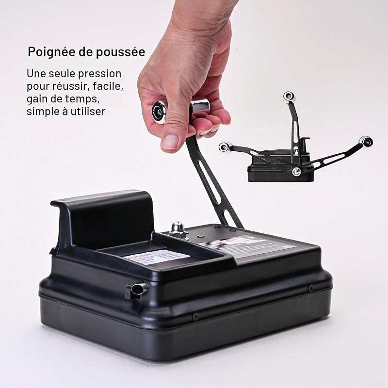 Machine à rouler les cigarettes + étui à cigarettes + 20 tubes filtrants non blanchis - injecteur de tabac manuel pour tubes de 8 mm de diamètre, complet avec accessoires roulants