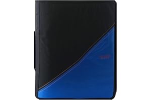 Five Star 3-inch Zipper Binder With Handle, 12-4/5 X 12-1/5 Inches, Assorted Colours. 1 Binder, Colour May Vary (28018)