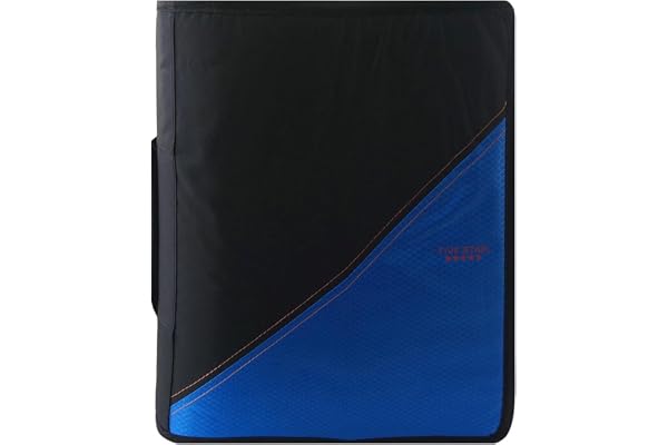 Five Star 3" Zipper Binder With Handle, 12.8" x 12.4", 1 Unit | Assorted Colours , Colour May Vary (28018)