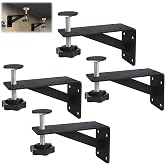 VANROUG 4 Pcs Undermount Sink Brackets, Undermount Sink Support, Undermount Sink Repair kit, Sink Bracket for Kitchen, Undermount Sink Brackets for Narrow Cabinet