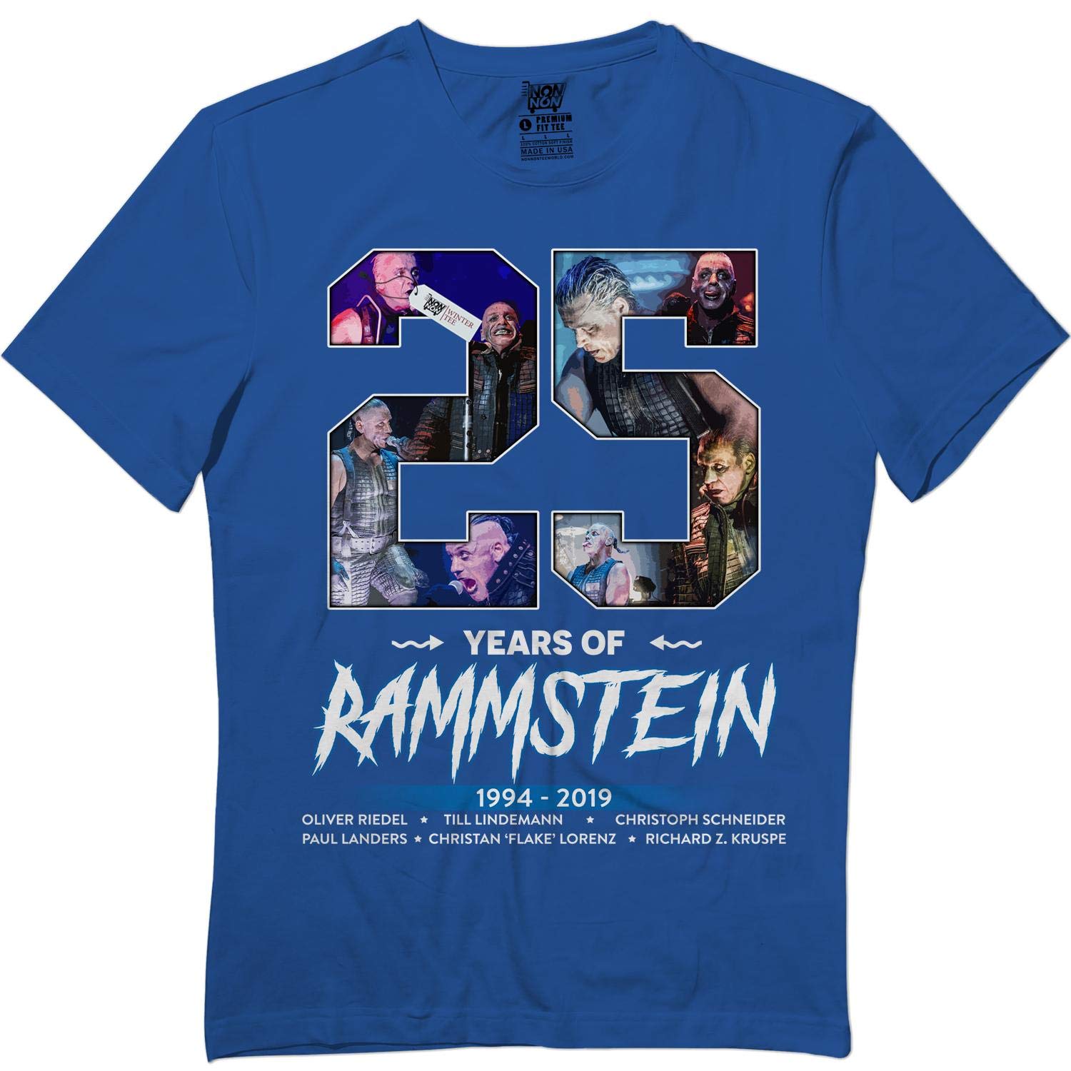 25 Years Hard Rock Band Gothic Metal Neue Deutsche Harte T Shirt Kitilan