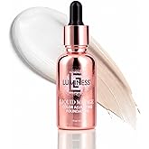 LUMINESS Liquid Mirage Color Changing Foundation for Mature Skin, Skincare-Infused Makeup with Hyaluronic Acid & Vitamin E, Hydrating Liquid Foundation & Concealer Hybrid, Hypoallergenic (Fair)