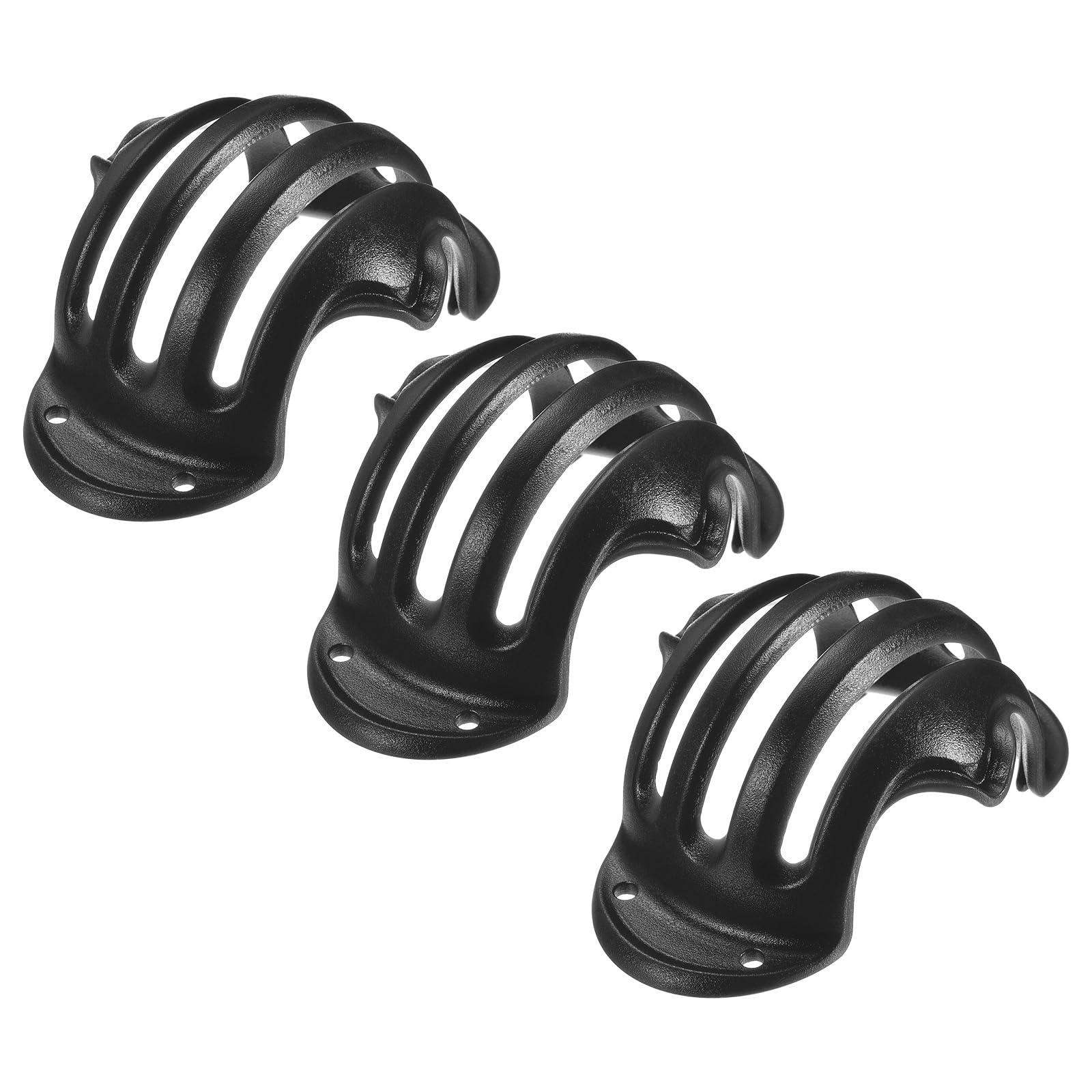 M METERXITY 3 Pack Golf Ball Liner - Line Marking Drawing Stencils Marker Template Linear Alignment, Durable, Apply to Golf Sport (41mm ID, Black)