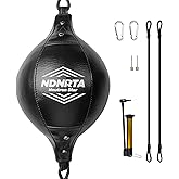 NDNRTA Double End Bag, (Classic Style Upgraded),Improve Reaction Speed, Boxing Equipment, Durable, Double End Punching Bags, Home Gym, Floor to Ceiling, for Boxing (Shipped from The U.S)