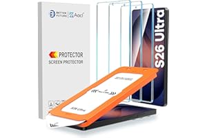 AACL 3-Pack for Samsung Galaxy S26 Ultra Screen Protector Tempered Glass, 9H Glass for S26 Ultra Screen Protector 5G, [Fast A