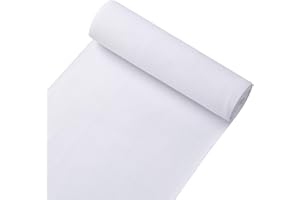 MYUREN Knit Elastic Bands for Sewing White Heavy Stretch High Elasticity Flat Elastic Cord 8 Inch Wide Braided Elastic Spool 2 Yard