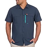 The American Outdoorsman Short Sleeve Blackfoot River Ultimate Fishing Shirt for Men