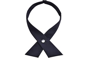Alizeal Adjustable Criss-Cross Bow tie School Uniform Pre-tied Bowknot for Women/Men/Girls/Boys
