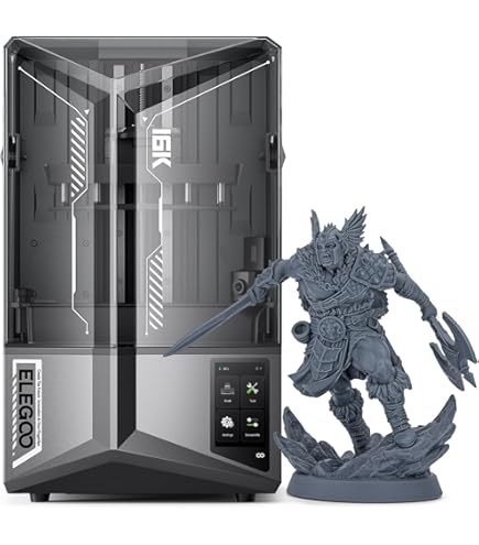 ELEGOO Saturn 4 Ultra 16K Resin 3D Printer and ELEGOO Mercury Plus