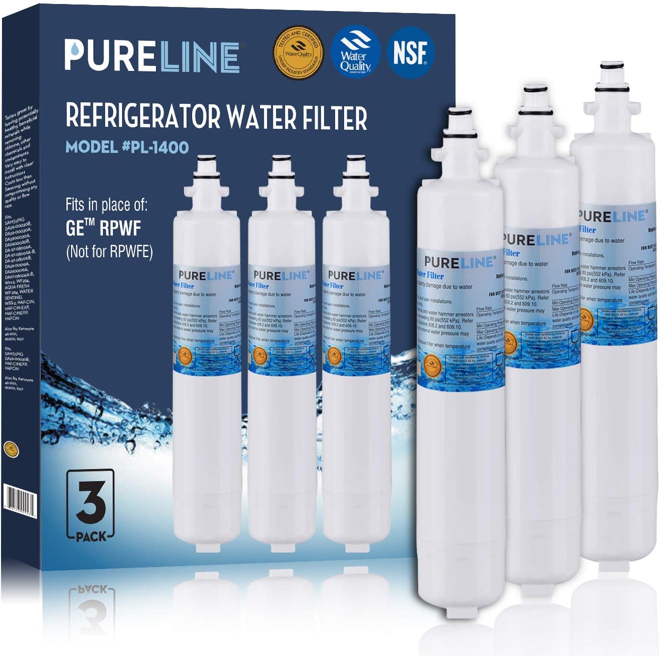 GE RPWF (Not RPWFE) Refrigerator Water Filter Replacement