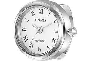 OIDEA Mens Womens Ring Watch: Novelty Adjustable Finger Watch Ring Unisex Quartz Watch Ring for Valentine's Day Christmas Birthday Graduation Gifts