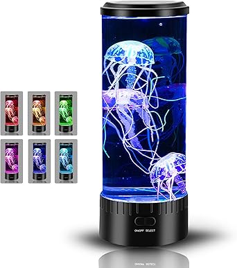 Amazon Co Jp クラゲ アクアリウム ランプ アート ファンタジー ムービング クラゲ ラバ ランプ Led ムードカラー ライト 生活 ホーム 子供部屋 装飾 Diy 工具 ガーデン