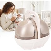 FANTOVO Silicone Breast Pump Holder, Anti-Tilt Base, Dishwasher-Safe, Easy-Carry Handle for On-the-Go Moms, for Momcozy M5, eufy E20/S1/S1 Pro, Medela Freestyle Hands-Free(Breast Pump Not Included)