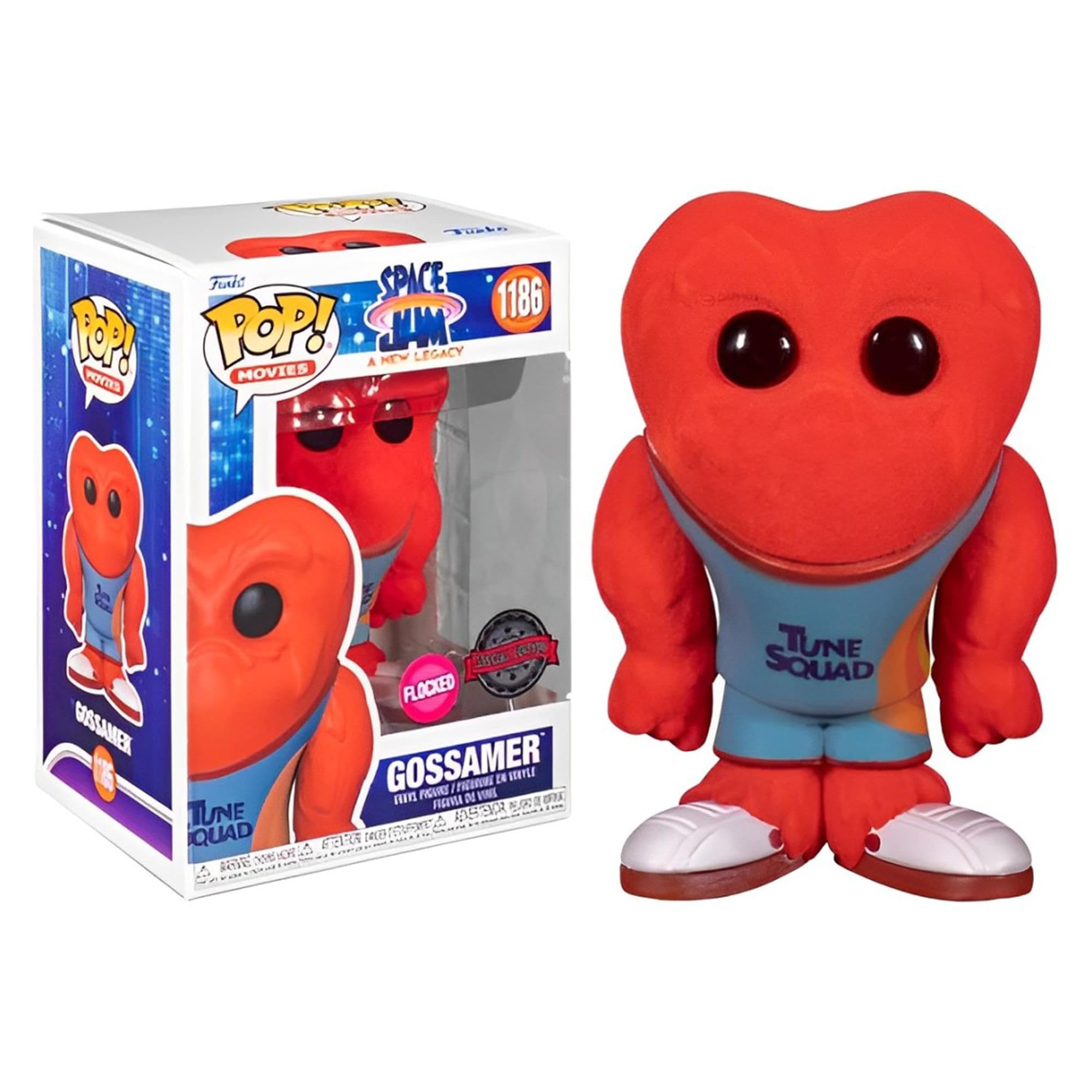 Funko Pop! Space Jam: A New Legacy - Gossamer (Flocked) (Special Edition) #1186 Vinyl Figure