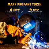 SenDeluz MAPP Gas Torch Trigger Start Propane Brazing Welding Plumbing Soldering view 2
