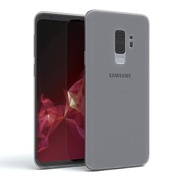 EAZY CASE Hülle für Samsung Galaxy S9 Plus Schutzhülle Silikon, matt & Ultra dünn, Slimcover, Handyhülle, Hülle/Soft Case, Si