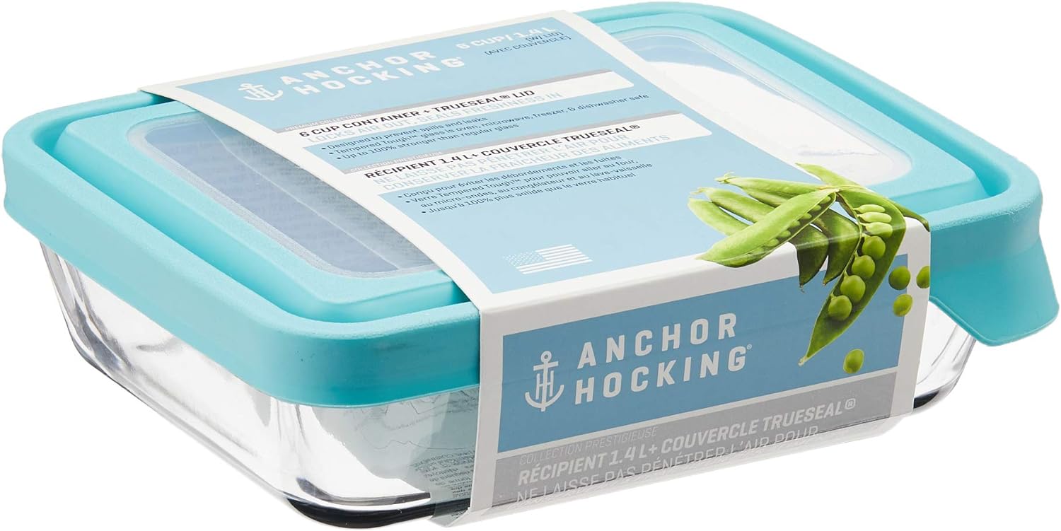 Anchor Hocking Replacement Lids 6 Cup Rectangular Target/household