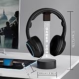 YuanDian RGB Light Up Headphone Stand 16 Colors LED Headset Holder for Gamers view 3
