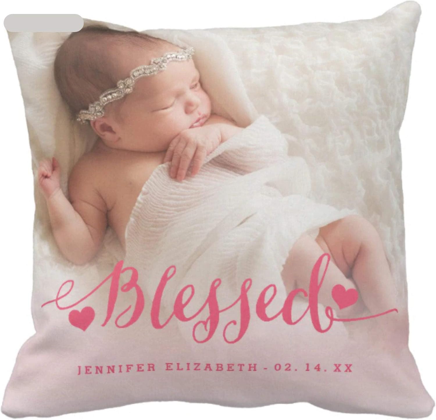 personalized baby pillow and blanket
