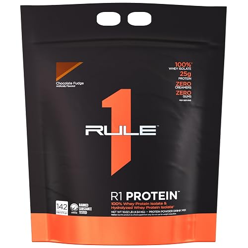 Rule 1 R1 Protein Whey Isolate - with 25g Protein & 6g BCAA Exclusively ...