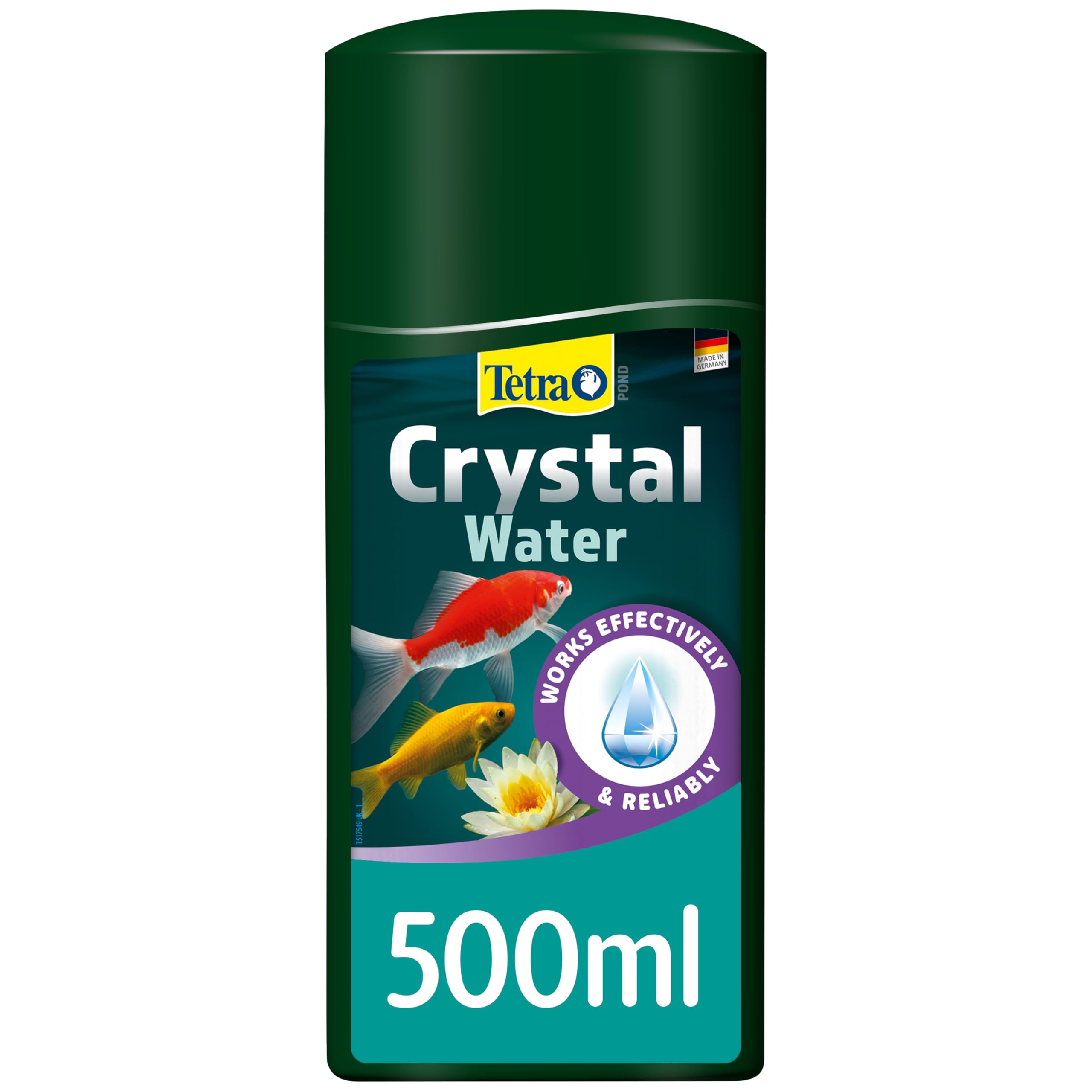 Tetra Pond Crystal Water, Effectively Clears Dirty Pond Water, 500 ml