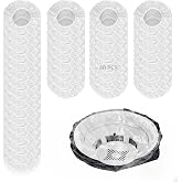 40 PCS Smoke Detector Cover Fire Alarm Cover,6.2" Thickened Elastic Plastic | Reusable Smoke Alarm Dust Paint Cover for Home Cooking or Baking (White)