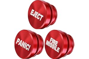 Taicols 3 Pieces Aluminum Dustproof Plug Billet Button Plugs 2022 Accessories Atlas Throttle Lock Anodized Aluminum Car Decor