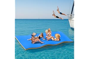 SPORTPULES 6'/9'/12'/Lily Pad Floating Mat, Tear-Resistant Floating Water Pad, Floating Water Mat for Recreation Pool, Beach, Lake