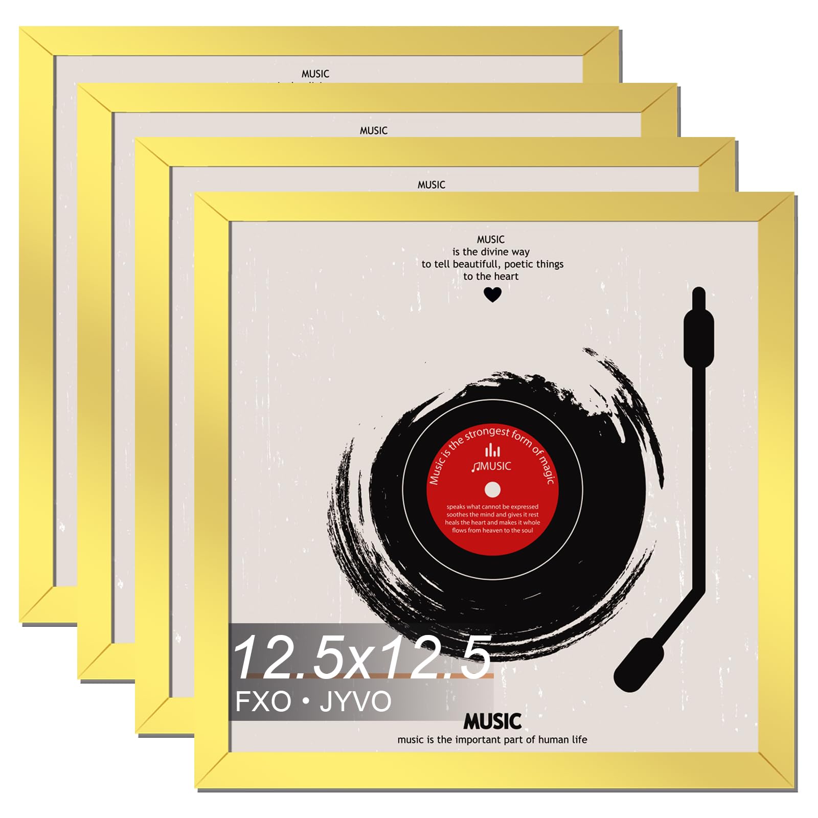 Fxojyvo Vinyl Record Frame for the Wall Display