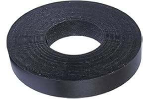 Edge Supply Black Melamine 7/8 inch X 250 ft roll of Black Edge Banding – Pre-glued Flexible Edging – Easy Application Iron-On Edging for Cabinet Repairs, Furniture Restoration (7/8 inch x 250 ft)