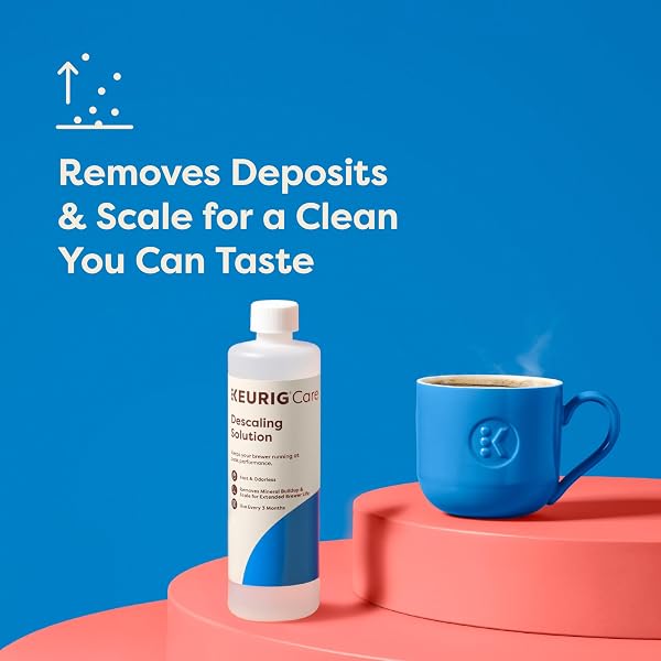 KEURIG BREWER CLEANSE KIT FOR BREWER DESCALING AND MAINTENANCEINCLUDES DESCALING SOLUTION & RINSE PODS, COMPATIBLE WITH KEURIG CLASSIC/1.0 & 2.0 K-CUP POD COFFEE MAKERS, 5 COUNT